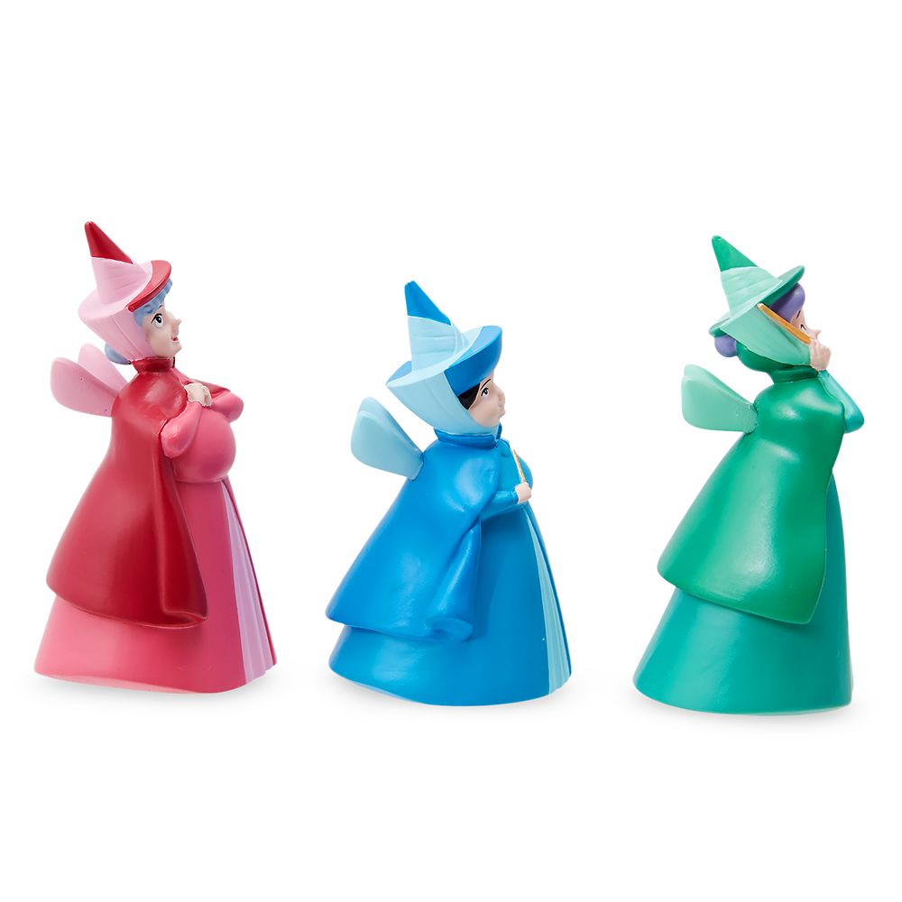 Flora Fauna and Merryweather Mini Figure Set - Sleeping Beauty