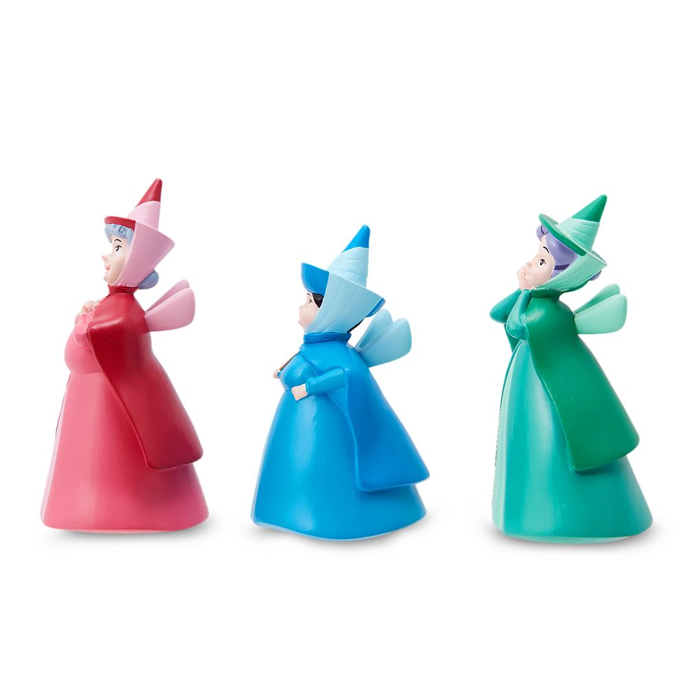 Flora Fauna and Merryweather Mini Figure Set - Sleeping Beauty