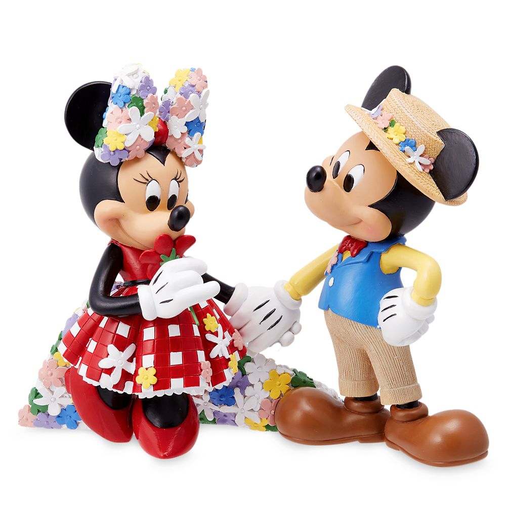 Mickey and Minnie Mouse Botanical Couture Figure Official shopDisney