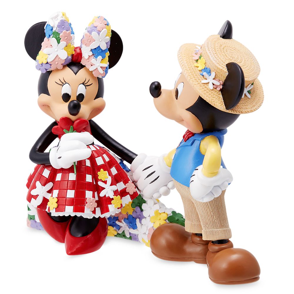 Mickey and Minnie Mouse Botanical Couture Figure
