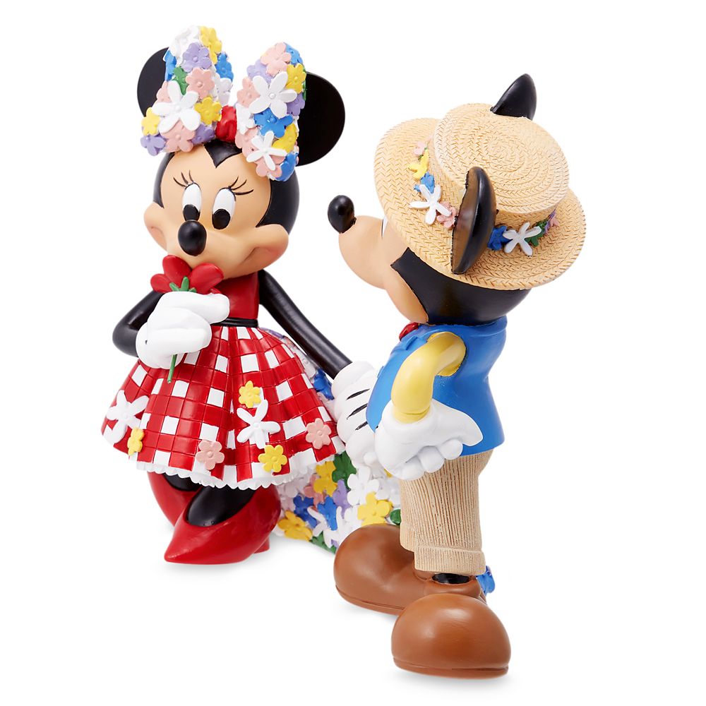 Mickey and Minnie Mouse Botanical Couture Figure