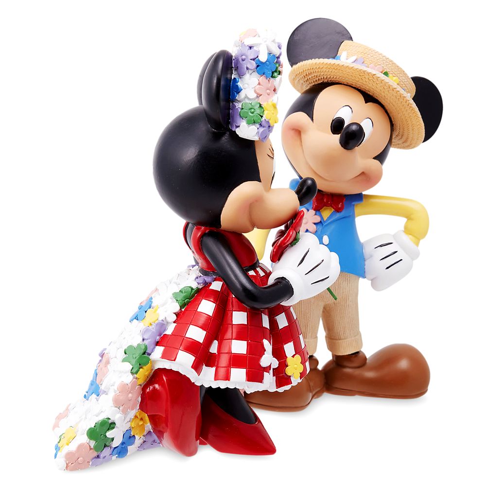Mickey and Minnie Mouse Botanical Couture Figure