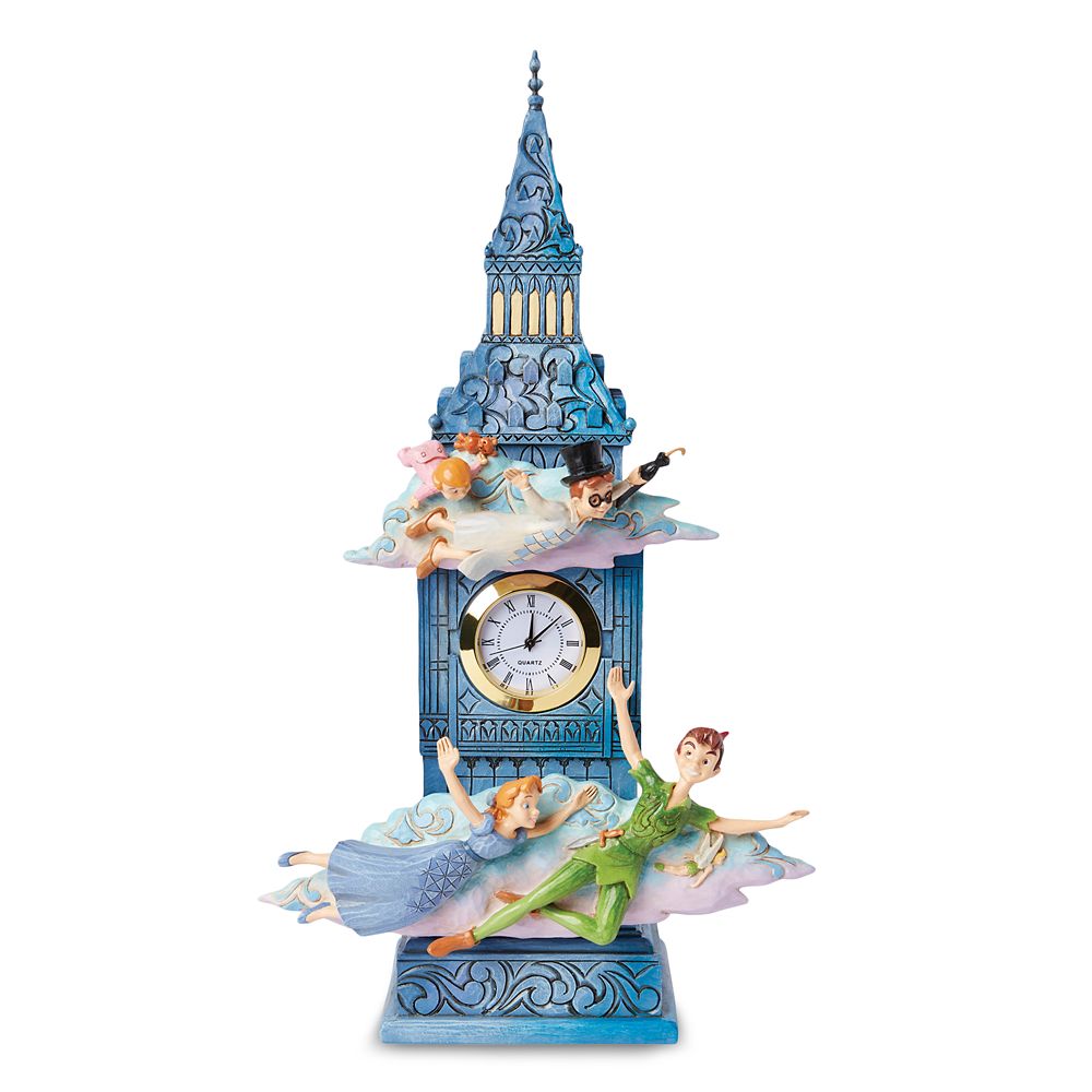 Peter Pan Time to Find Never Land Clock by Jim Shore Official shopDisney