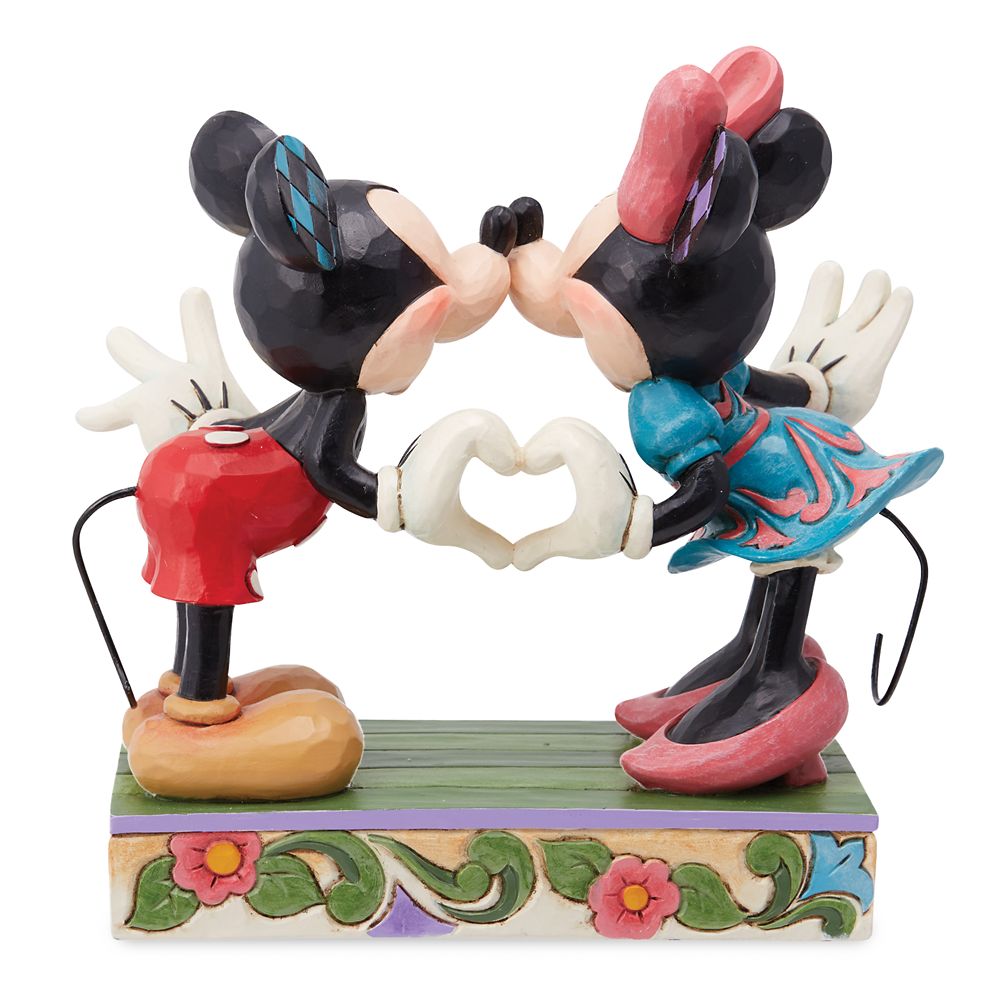 Mickey and Minnie Mouse ''A Sign of Love'' Figure by Jim Shore