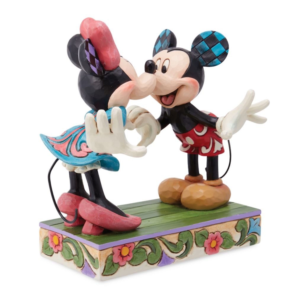 Mickey and Minnie Mouse ''A Sign of Love'' Figure by Jim Shore