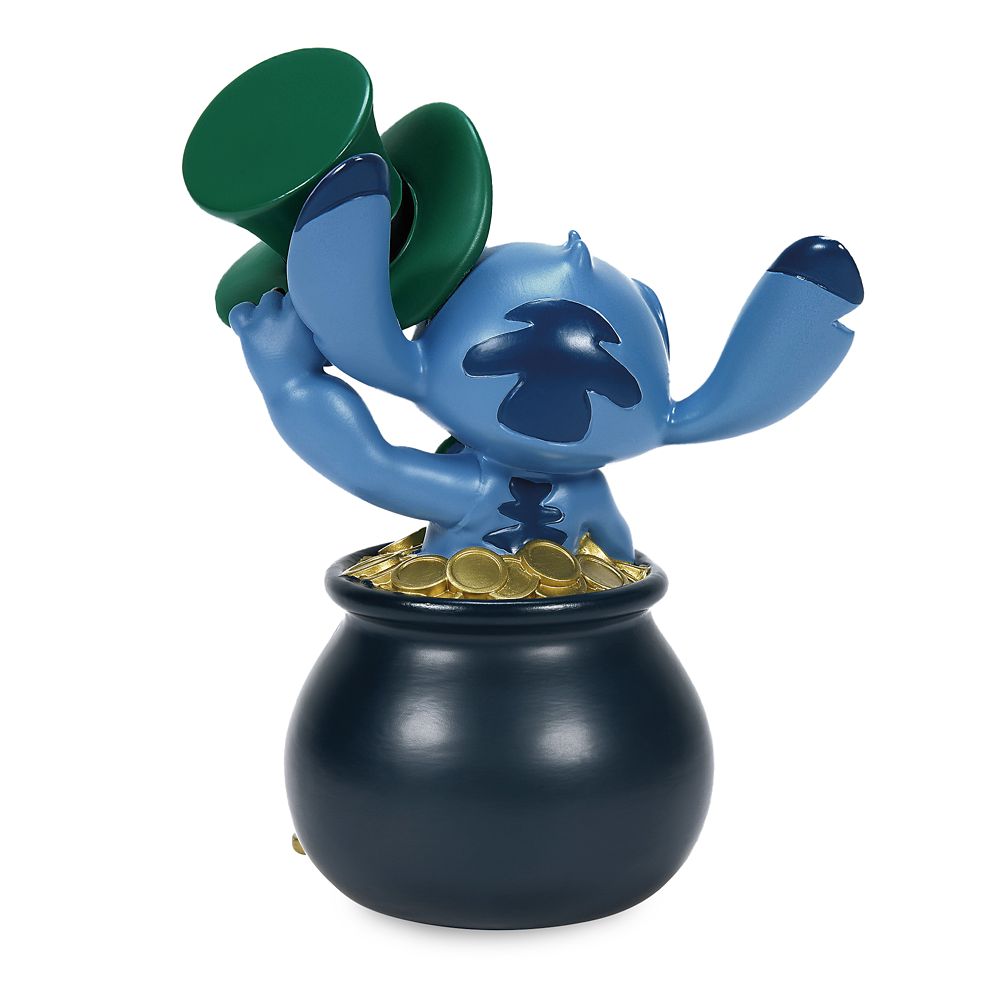 Stitch as Leprechaun Figure by Enesco &ndash; St. Patrick's Day &ndash; Lilo & Stitch
