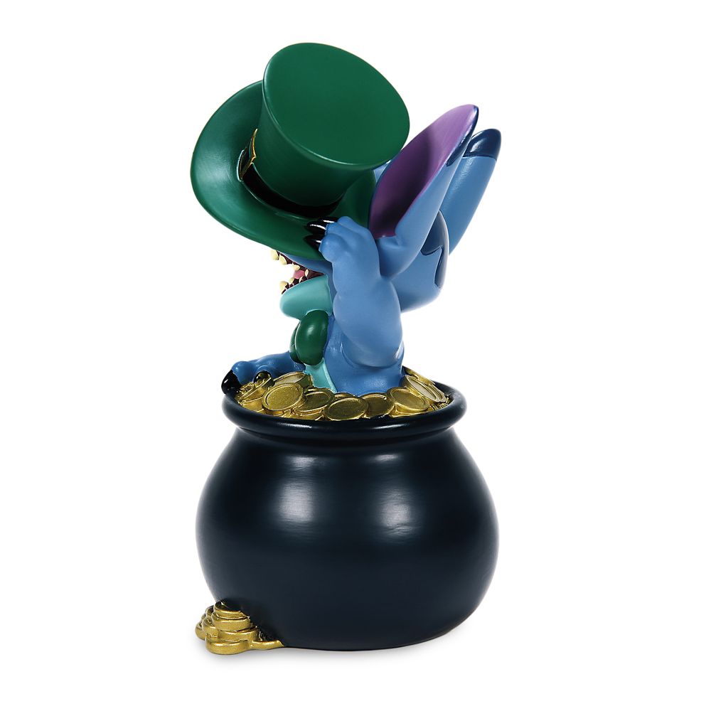 Stitch as Leprechaun Figure by Enesco &ndash; St. Patrick's Day &ndash; Lilo & Stitch