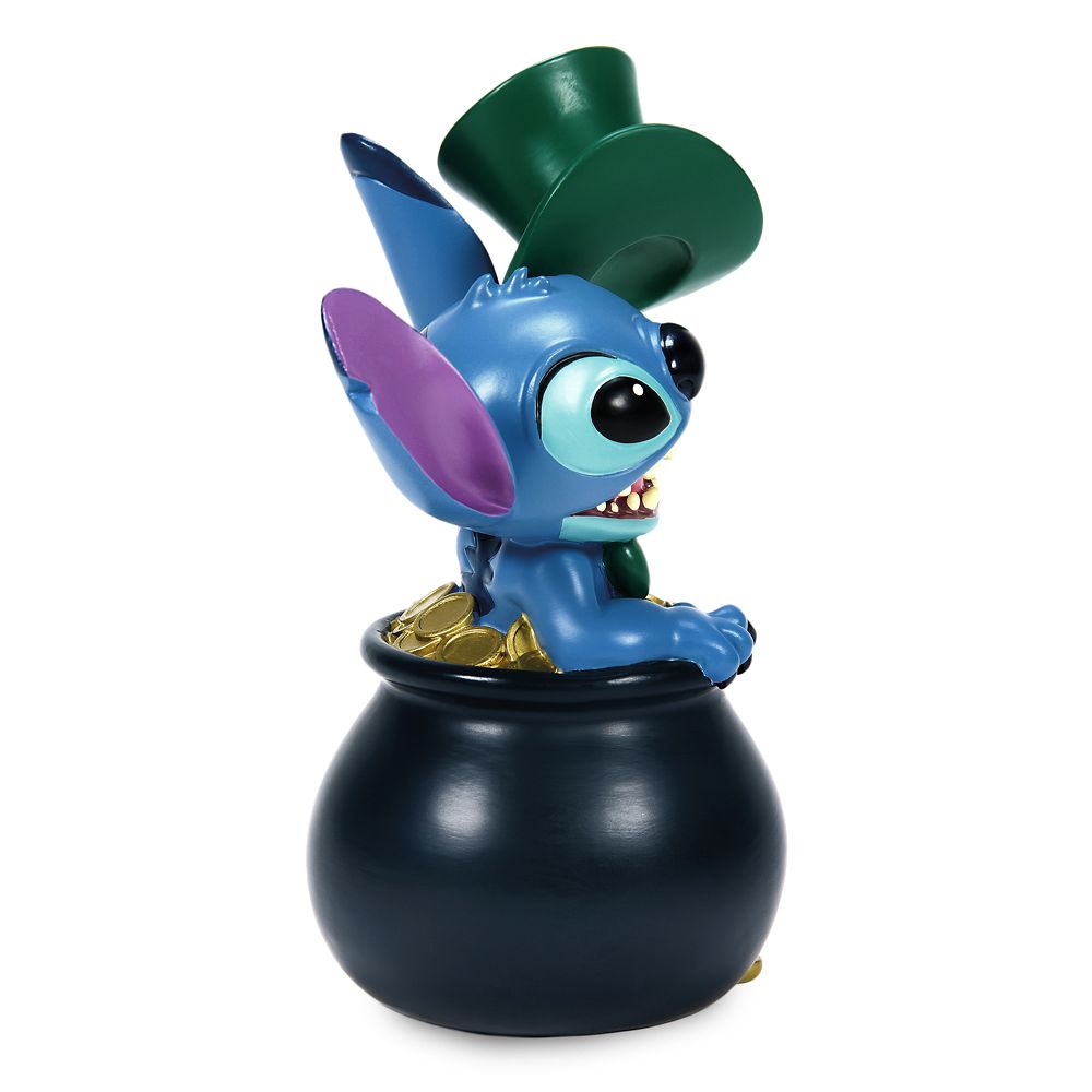Stitch as Leprechaun Figure by Enesco &ndash; St. Patrick's Day &ndash; Lilo & Stitch