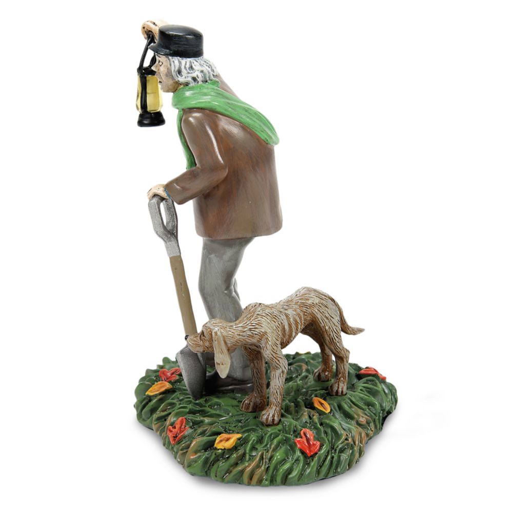 The Haunted Mansion Caretaker and Dog Light-Up Miniature by Department 56