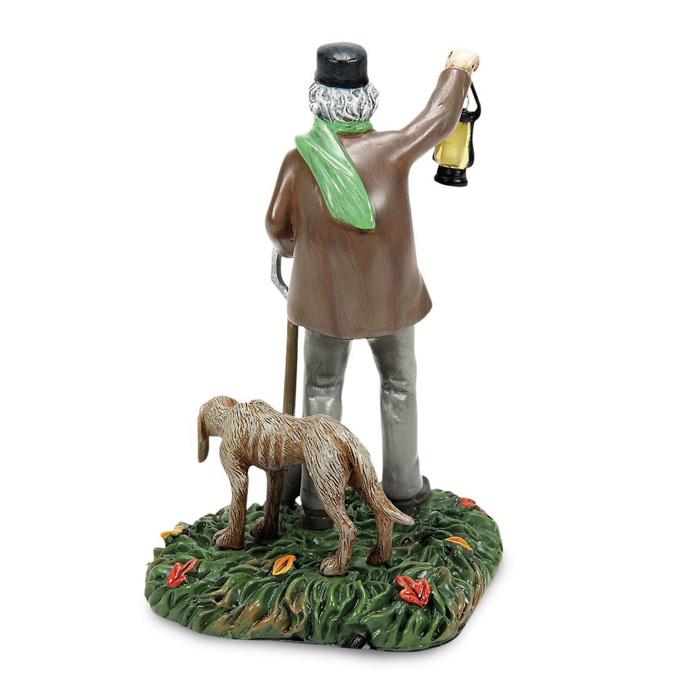 The Haunted Mansion Caretaker and Dog Light-Up Miniature by Department 56