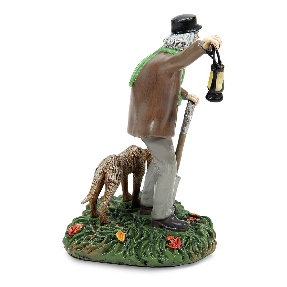 The Haunted Mansion Caretaker and Dog Light-Up Miniature by Department 56