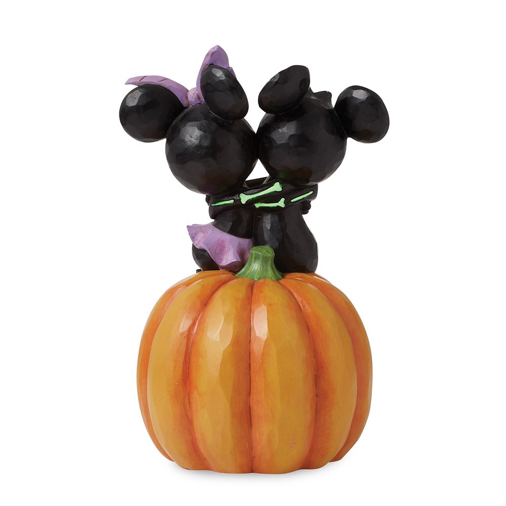 Mickey and Minnie Mouse ''Spine Tingling Sweethearts'' Light-Up Figure by Jim Shore
