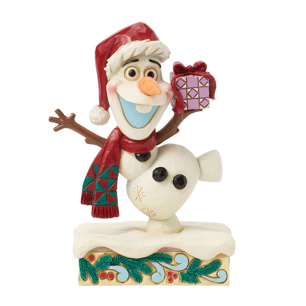 Olaf Festive Frost Figure by Jim Shore Frozen Official shopDisney