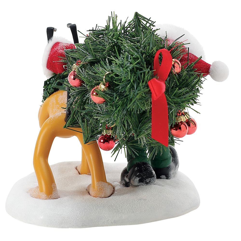 Mickey Mouse and Pluto ''Mickey's Perfect Tree'' Figure by Department 56