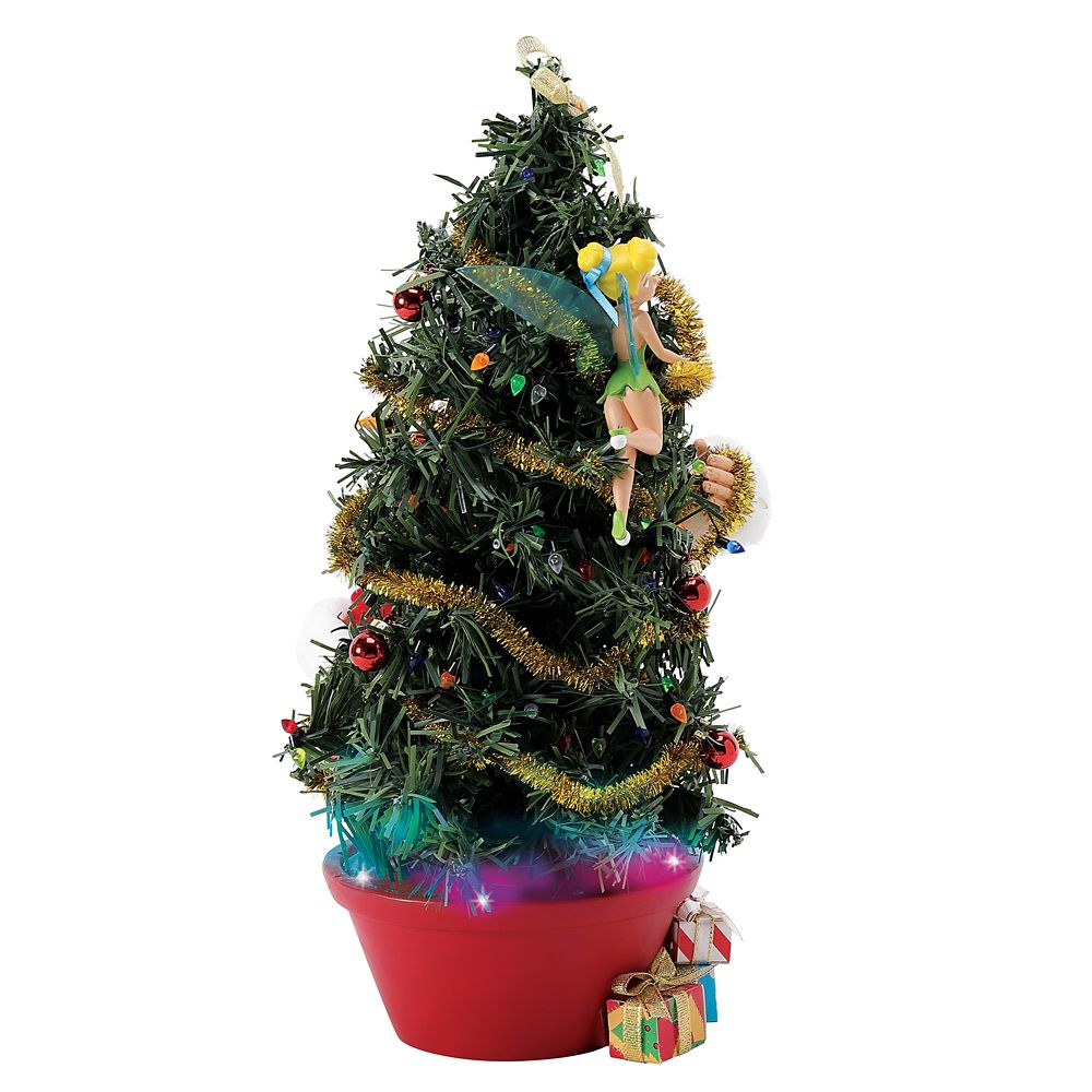 Tinker Bell and Santa Claus ''A Little Bit of Pixie Dust'' Light-Up Figure by Department 56