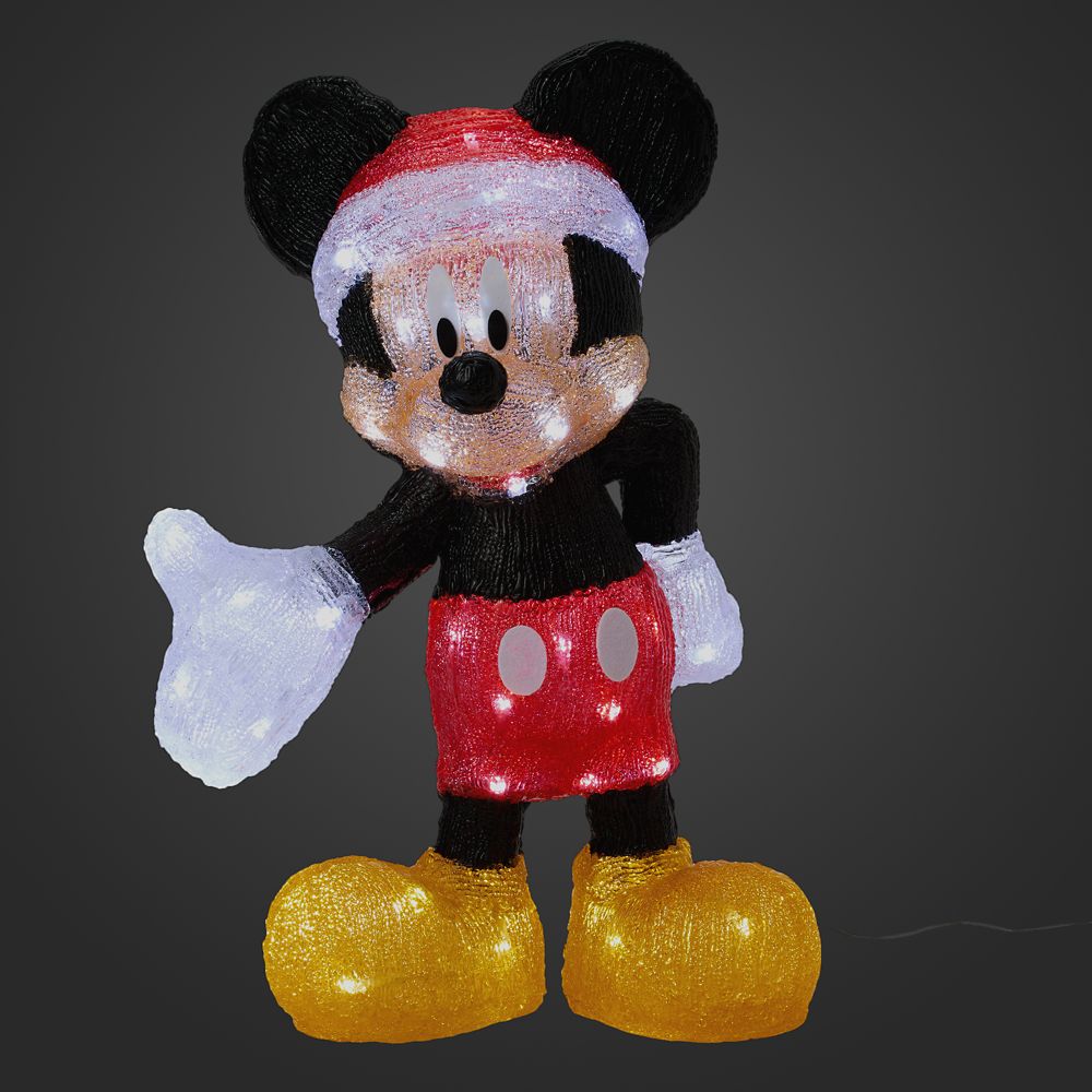 Santa Mickey Mouse Light-Up Figure by Enesco &ndash; 20''