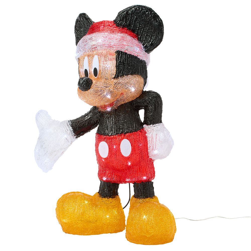 Santa Mickey Mouse Light-Up Figure by Enesco &ndash; 20''