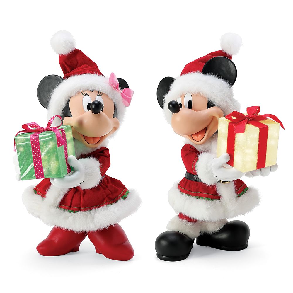 Santa Mickey Mouse ''Mickey's Big Gift'' Holiday Figure by Department 56