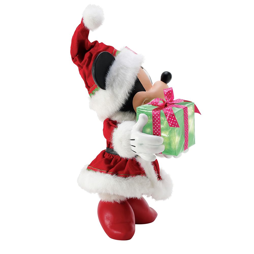Santa Minnie Mouse ''Minnie's Big Gift'' Holiday Figure by Department 56
