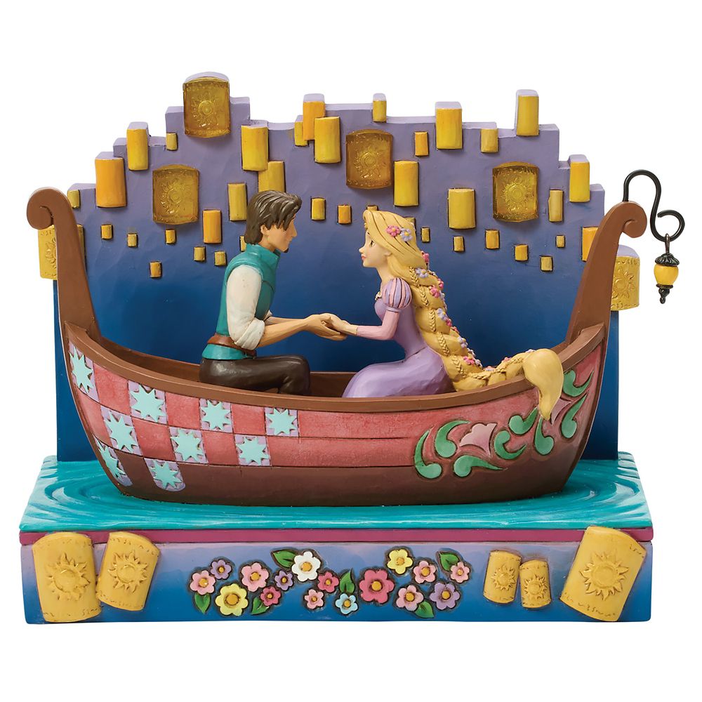 Rapunzel and Flynn Rider ''A Dream Come True'' Light-Up Figure by Jim Shore - Tangled