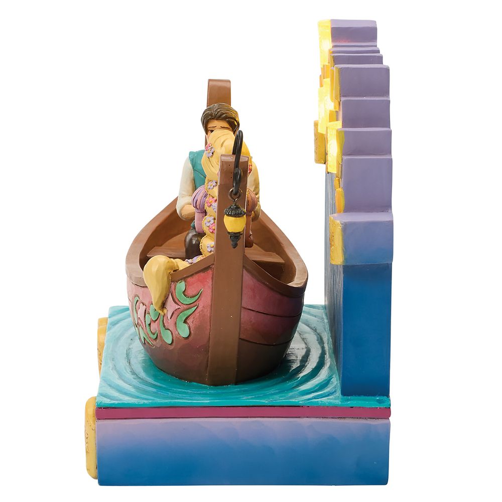Rapunzel and Flynn Rider ''A Dream Come True'' Light-Up Figure by Jim Shore - Tangled