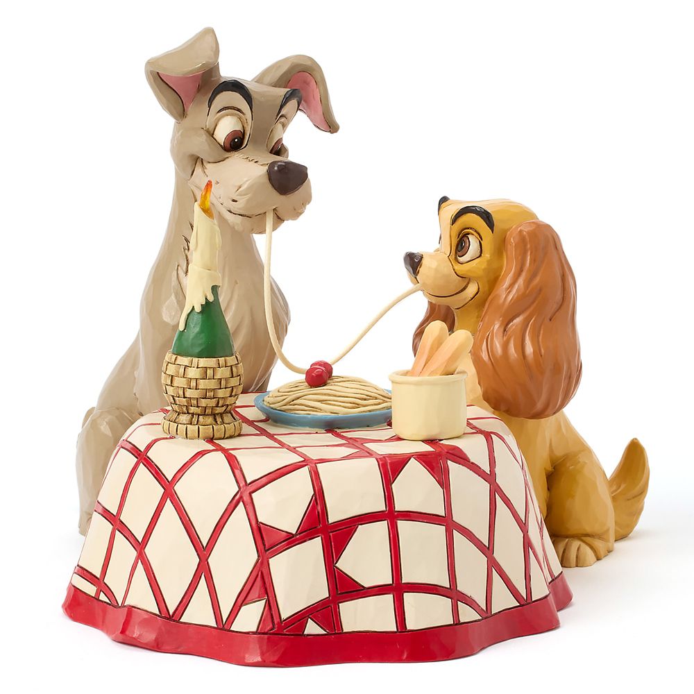 Lady and the Tramp ''Dinner for Two'' Figure by Jim Shore