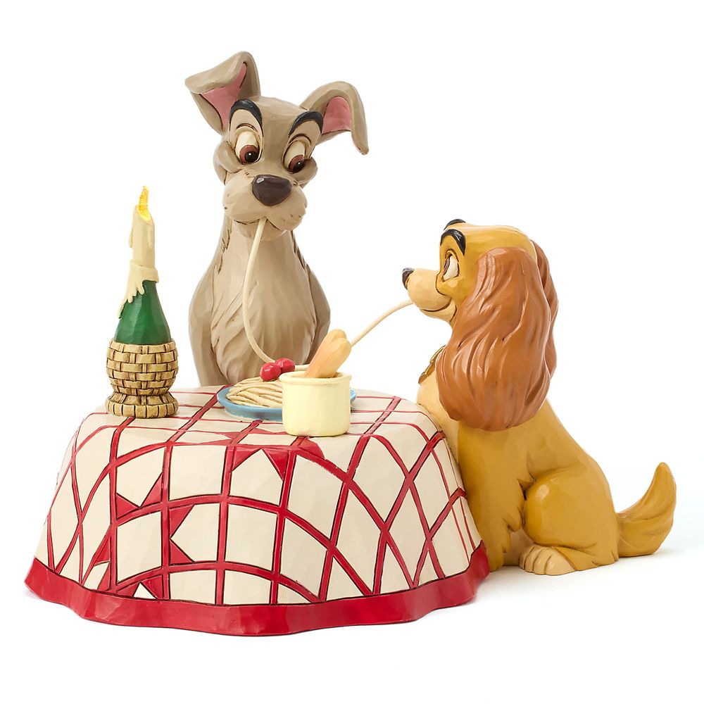 Lady and the Tramp ''Dinner for Two'' Figure by Jim Shore
