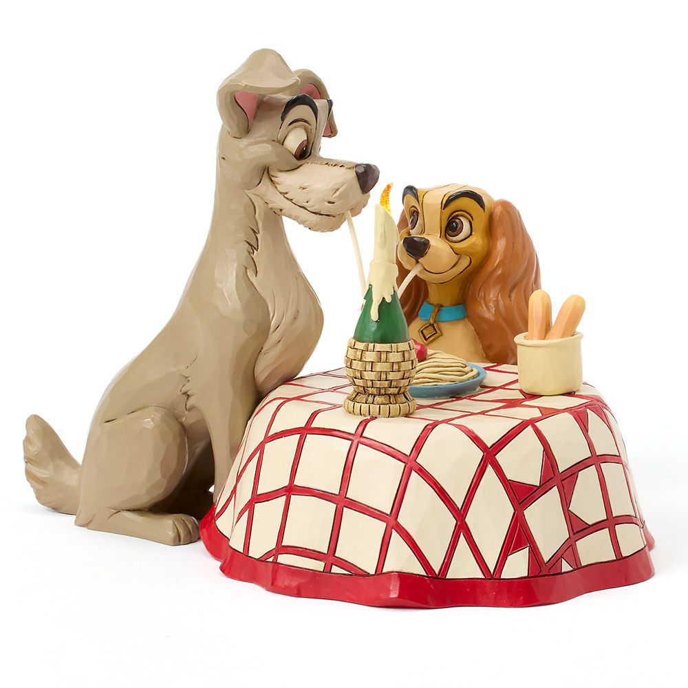 Lady and the Tramp ''Dinner for Two'' Figure by Jim Shore