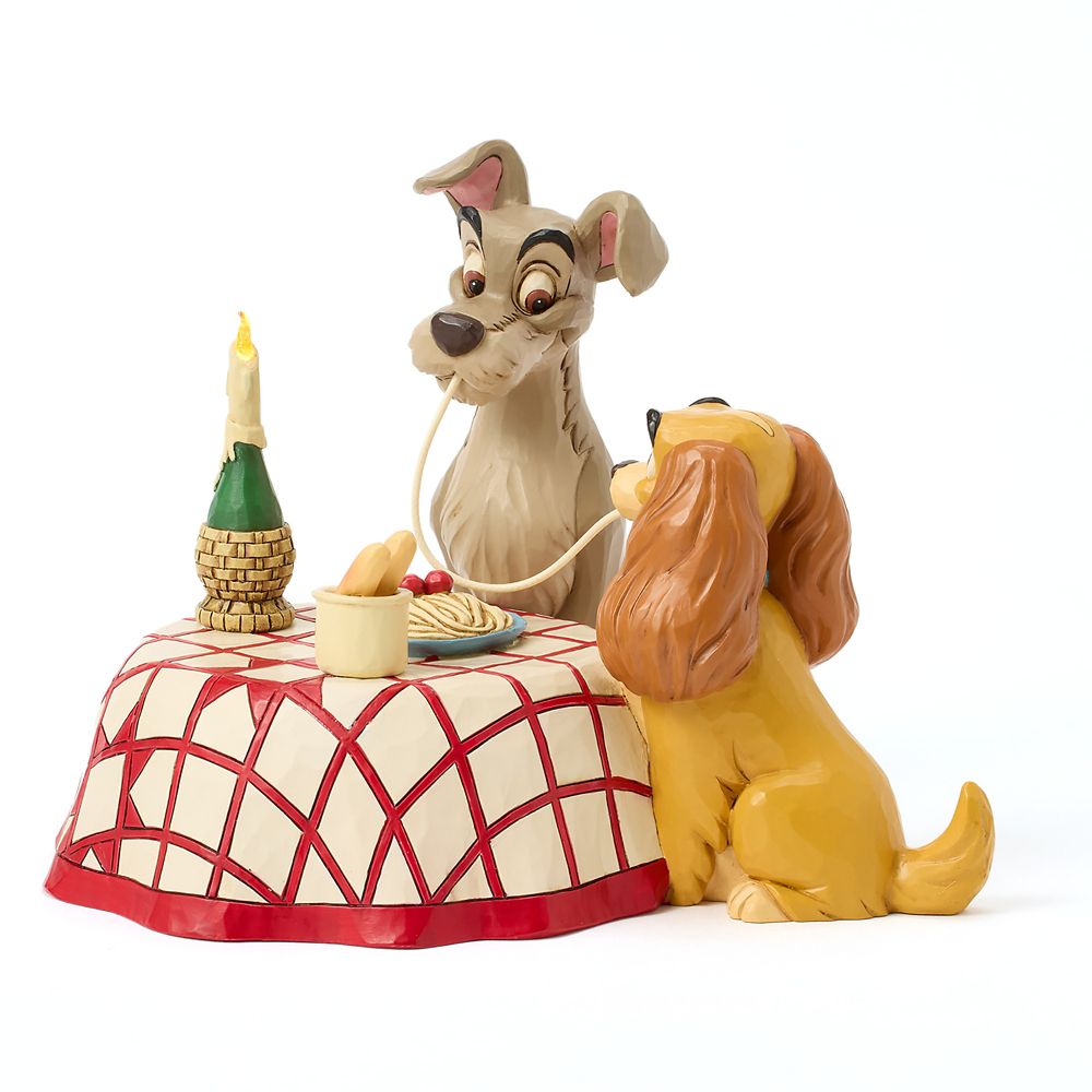 Lady and the Tramp ''Dinner for Two'' Figure by Jim Shore