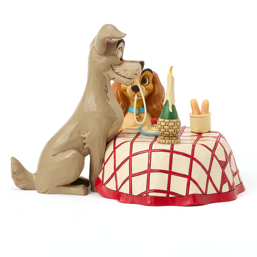 Lady and the Tramp ''Dinner for Two'' Figure by Jim Shore