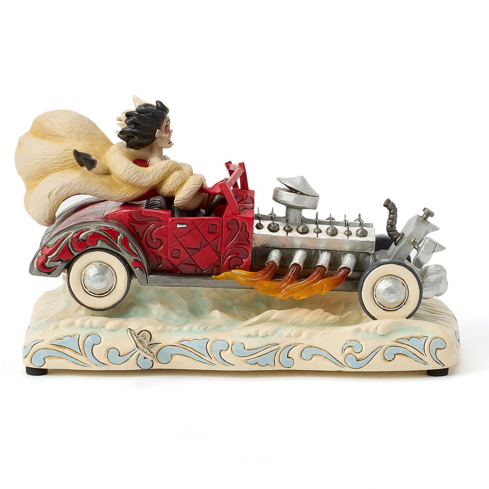 Cruella De Vil ''Driving De Vil-ishly'' Musical Figure by Jim Shore &ndash; 101 Dalmatians