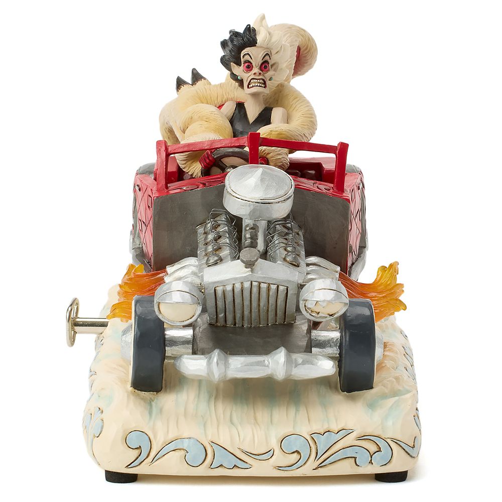 Cruella De Vil ''Driving De Vil-ishly'' Musical Figure by Jim Shore - 101 Dalmatians