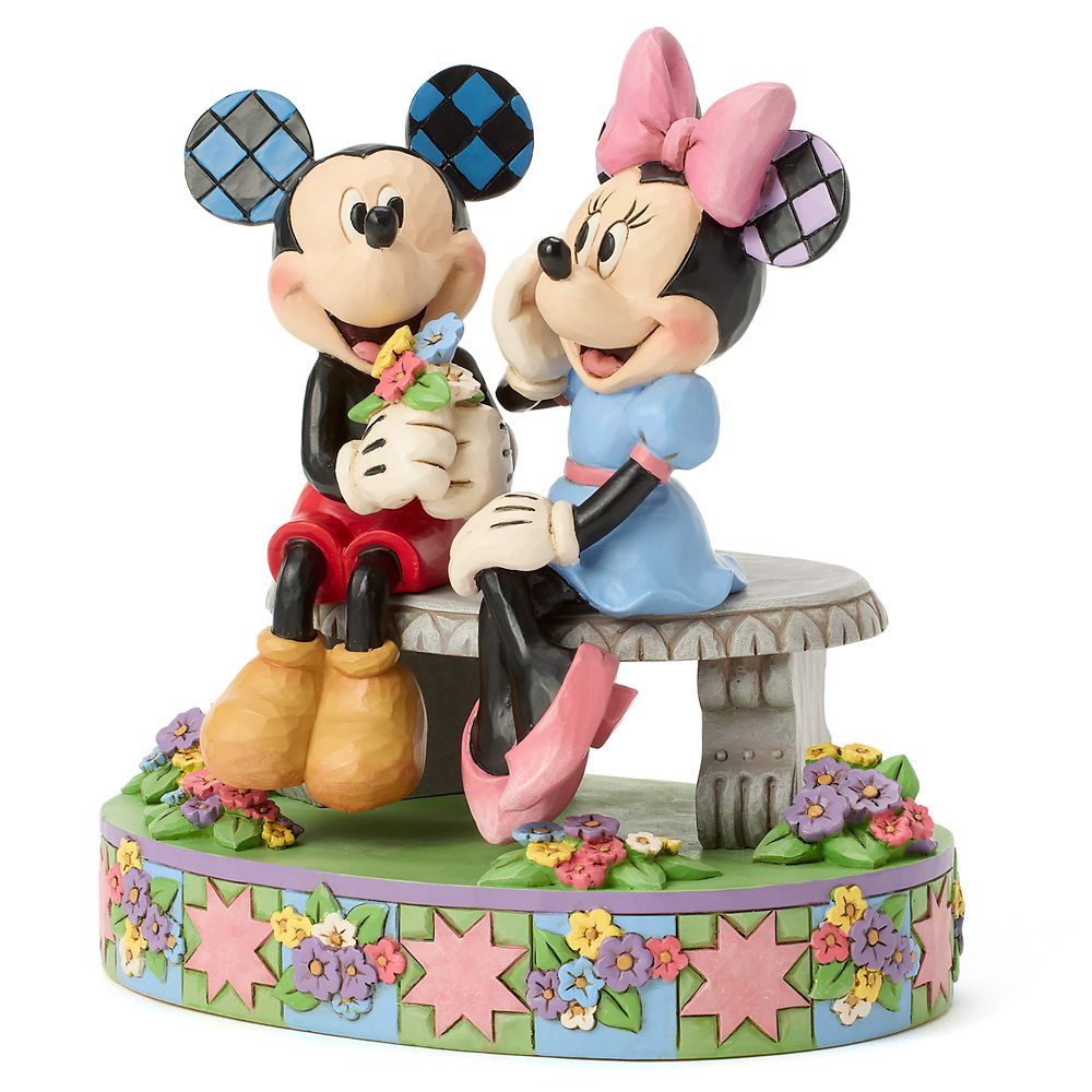 Mickey and Minnie Mouse ''A Blooming Romance'' Figure by Jim Shore