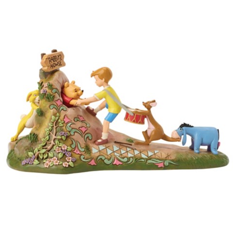 Фигурки Jim Shore Winnie the Pooh and the Honey Tree ''Friends to the Rescue'' Figure by