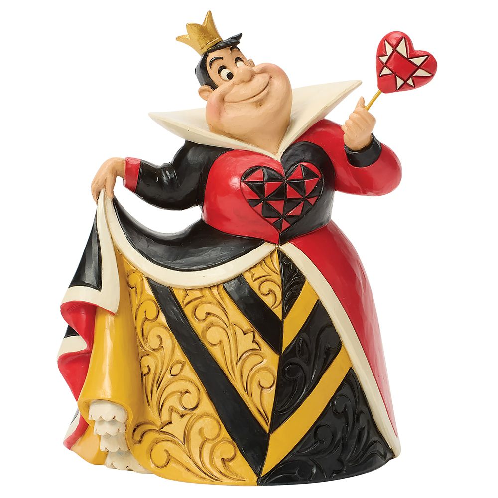 The Queen of Hearts Off With Their Heads! Figure by Jim Shore Alice in Wonderland Official shopDisney