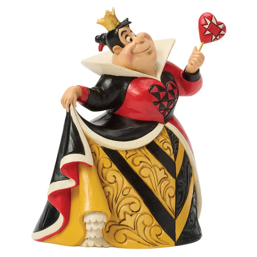 The Queen of Hearts ''Off With Their Heads!'' Figure by Jim Shore &ndash;&nbsp;Alice in Wonderland