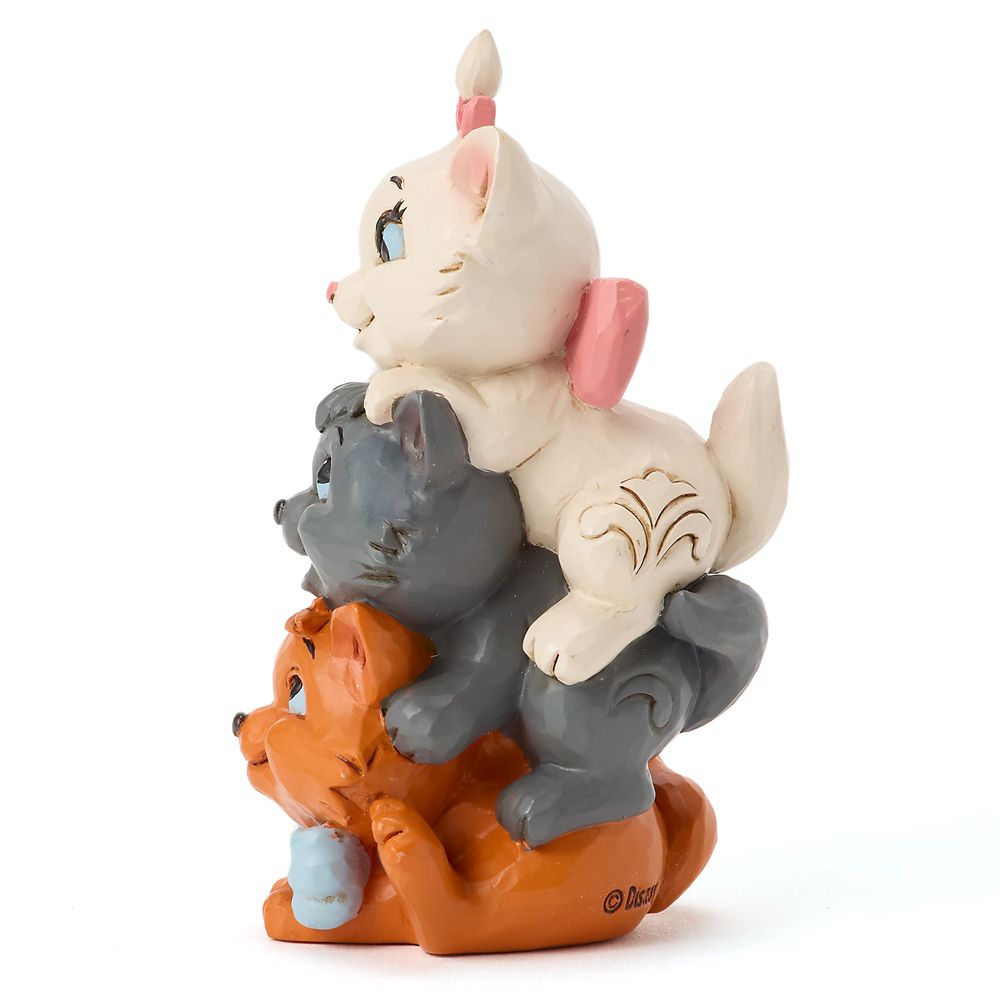 Marie Toulouse and Berlioz ''Aristocats Stacked'' Mini Figure by Jim Shore - The Aristocats
