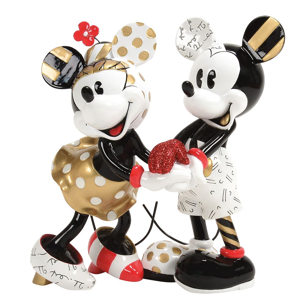 Mickey and Minnie Mouse ''The Midas Touch'' Figure by Britto &ndash; 7 3/4''