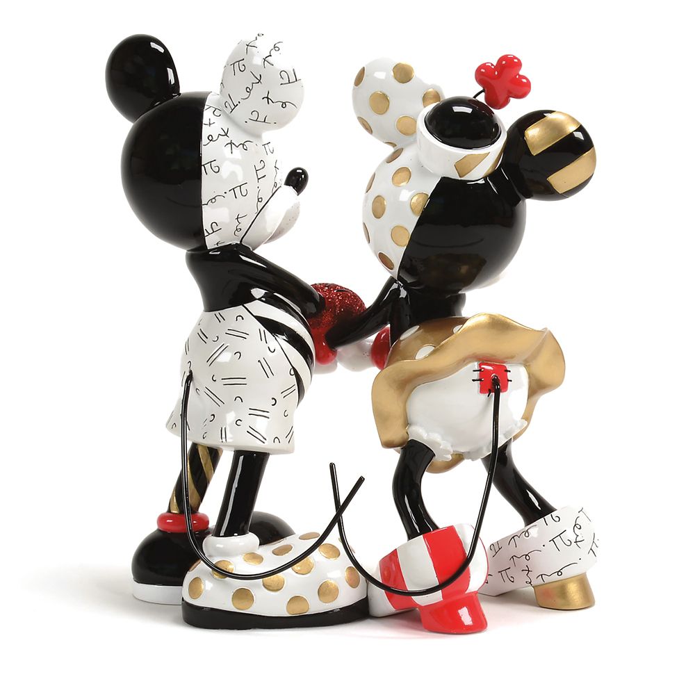 Mickey and Minnie Mouse ''The Midas Touch'' Figure by Britto &ndash; 7 3/4''