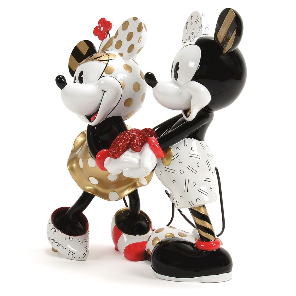 Mickey and Minnie Mouse ''The Midas Touch'' Figure by Britto &ndash; 7 3/4''