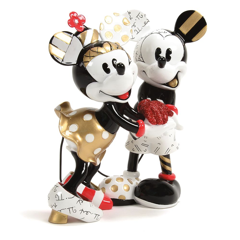 Mickey and Minnie Mouse ''The Midas Touch'' Figure by Britto &ndash; 7 3/4''