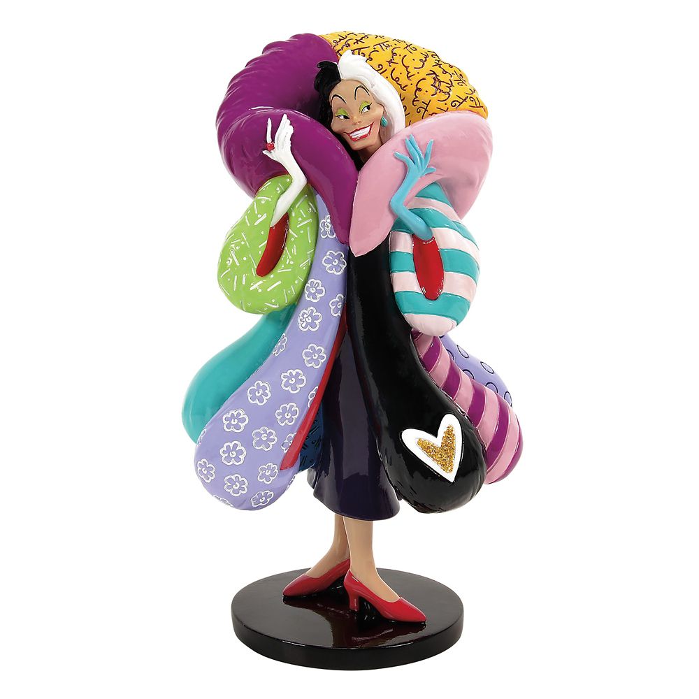Cruella De Vil Figure by Britto &ndash; 101 Dalmatians &ndash; 8 1/4''