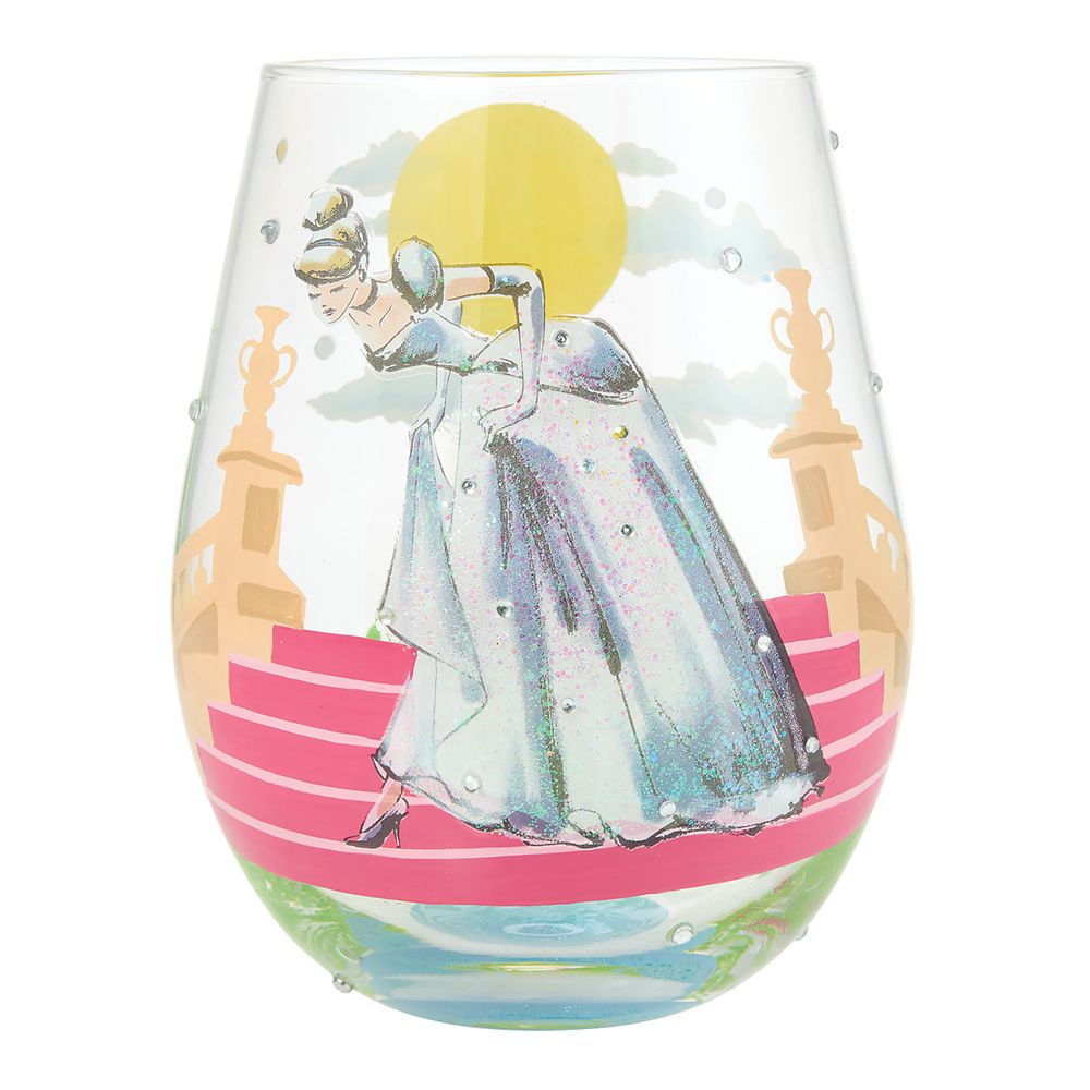 Cinderella ''If the Shoe Fits'' Stemless Glass by Lolita