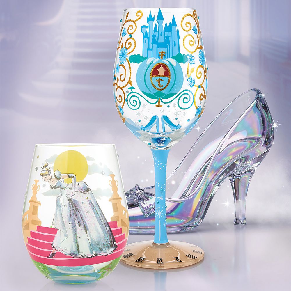 Cinderella ''If the Shoe Fits'' Stemless Glass by Lolita