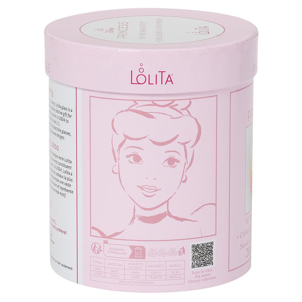 Cinderella ''If the Shoe Fits'' Stemless Glass by Lolita