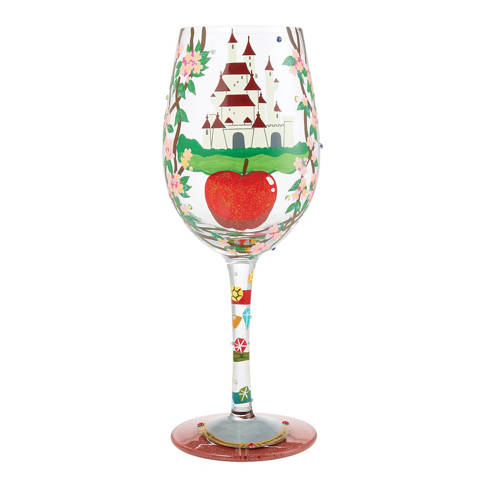 Snow White ''Life is a Fairytale'' Stemmed Glass by Lolita