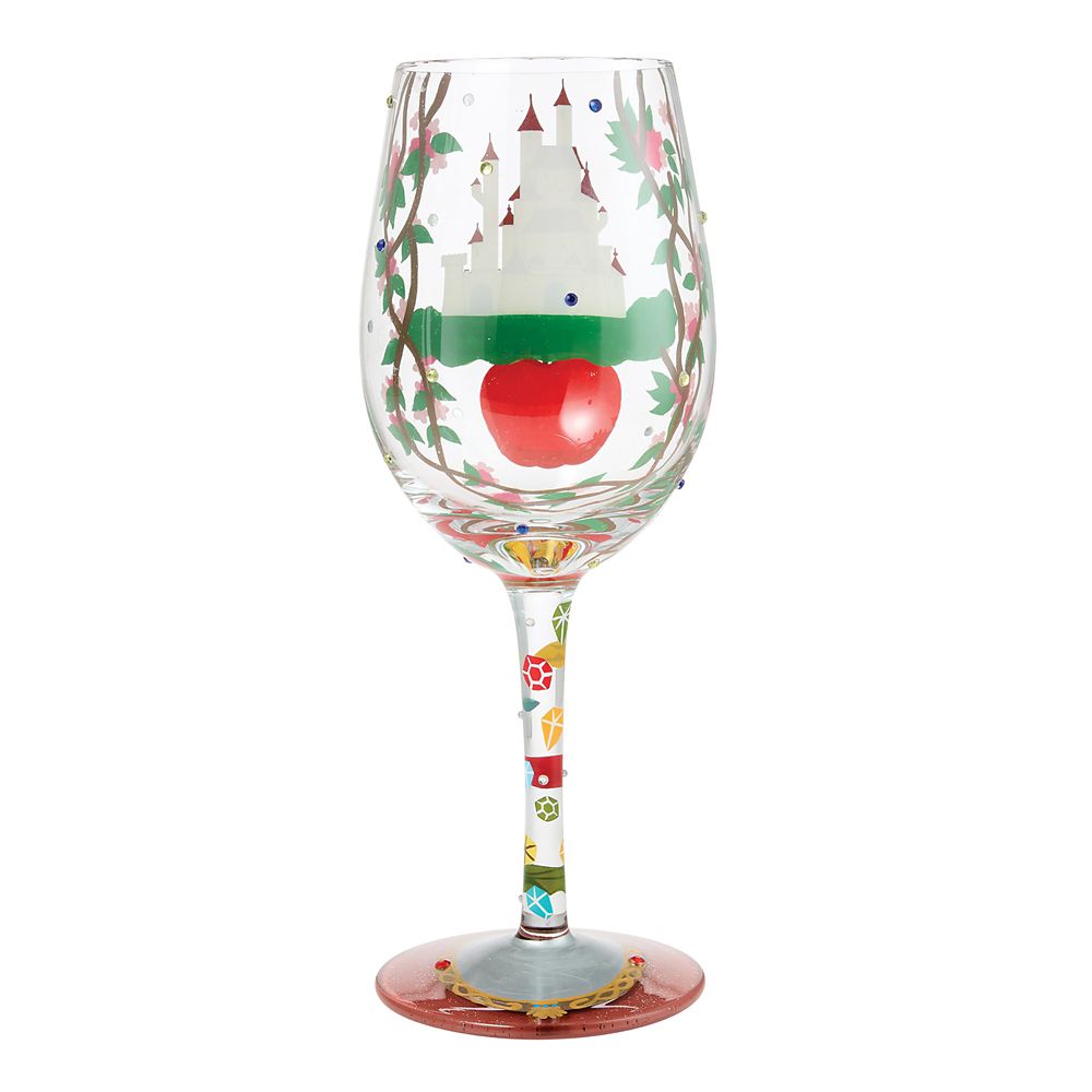 Snow White ''Life is a Fairytale'' Stemmed Glass by Lolita