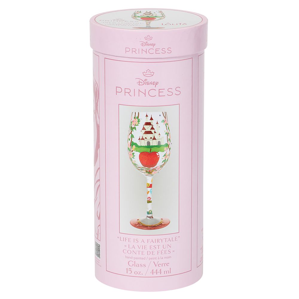 Snow White ''Life is a Fairytale'' Stemmed Glass by Lolita