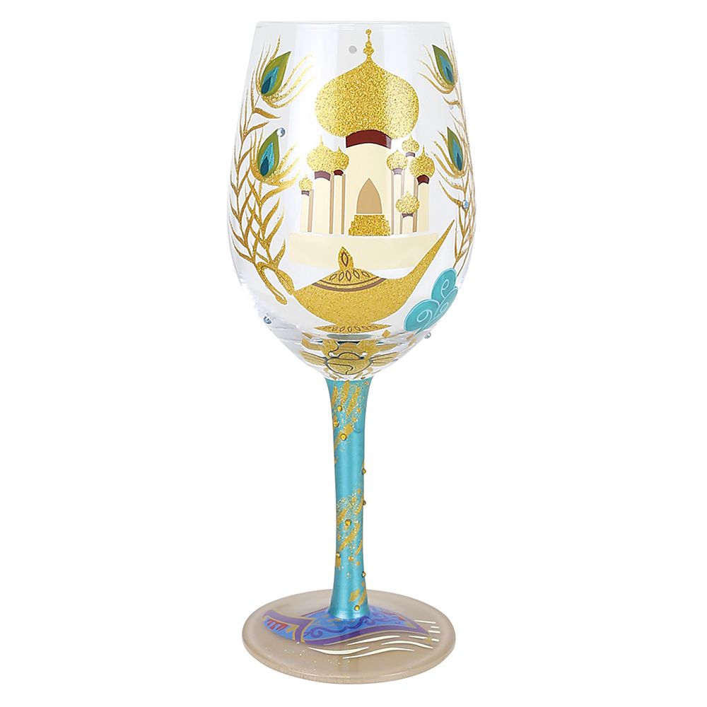 Jasmine ''Show Me the World'' Stemmed Glass by Lolita &ndash; Aladdin