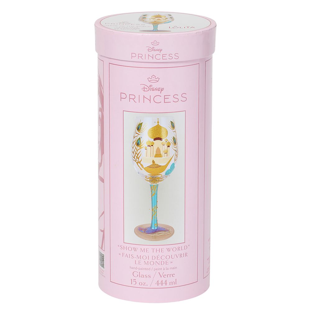 Jasmine ''Show Me the World'' Stemmed Glass by Lolita &ndash; Aladdin